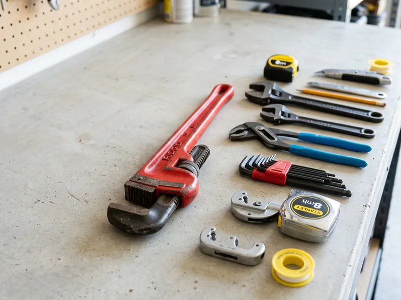 Professional plumbers in Palacios, TX equipped with top-tier tools for residential and commercial plumbing services.
